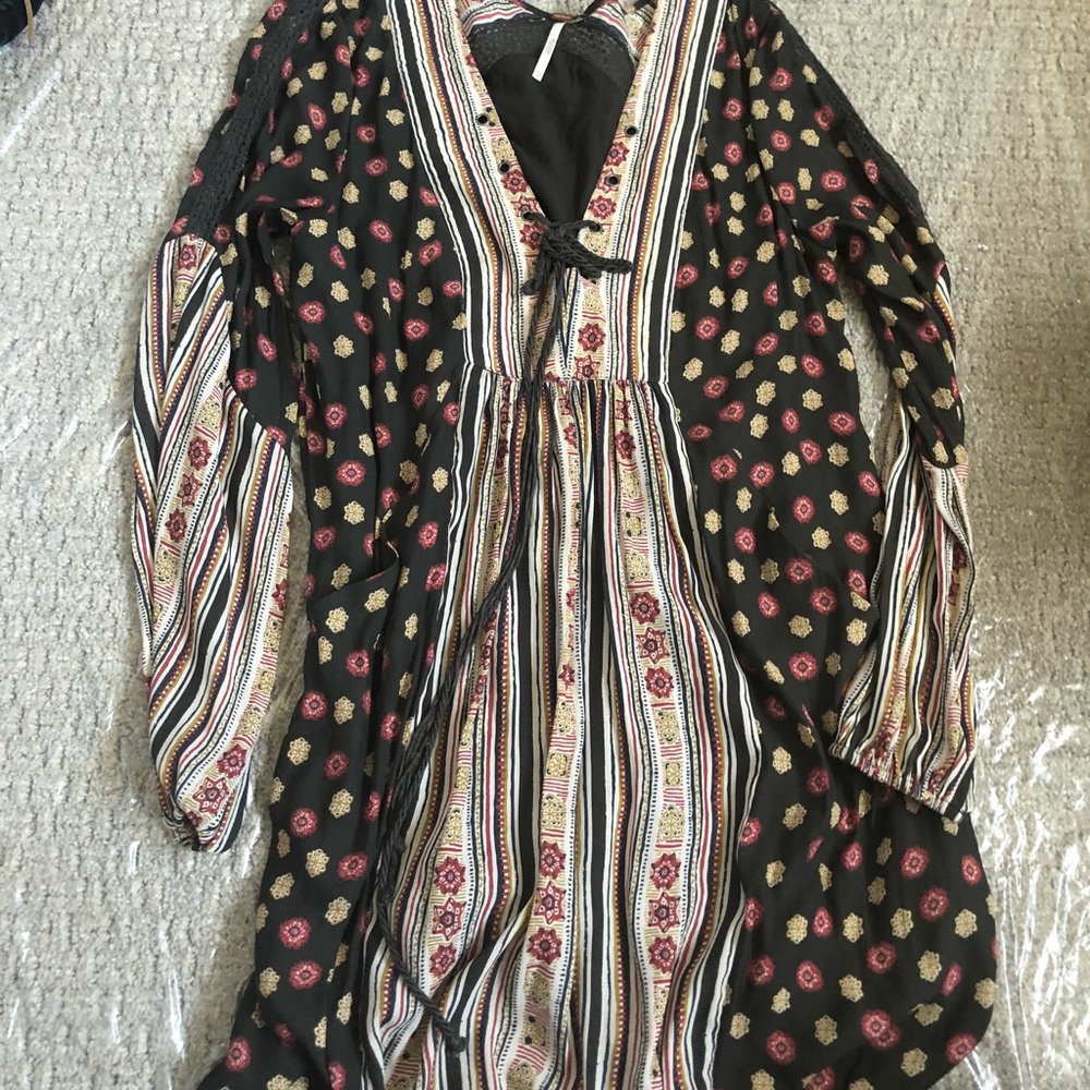 Free People Dress Lace Multi XS